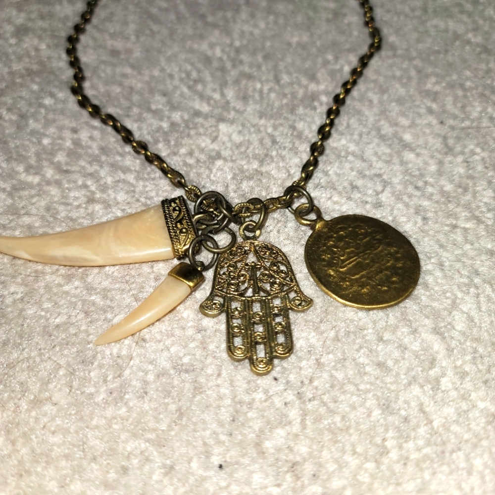 Brass necklace